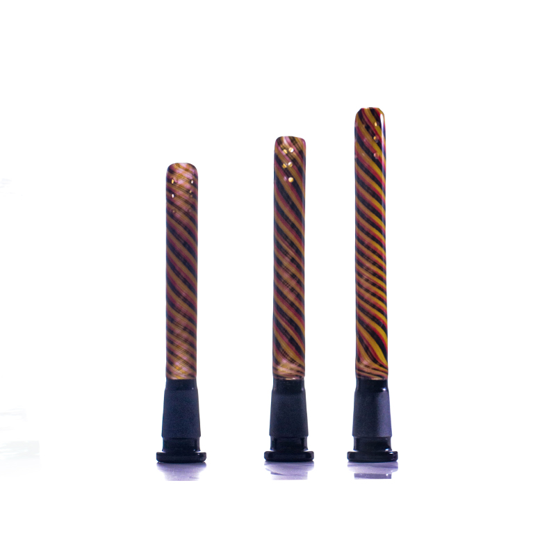 

Smoking Glass Downstem Rasta Fine Craftmenship Hand Mane Tube Stem Diffuser Showerhead Downstems 3Inch to 5Inch with 12 Holes 14-18 Female Joint