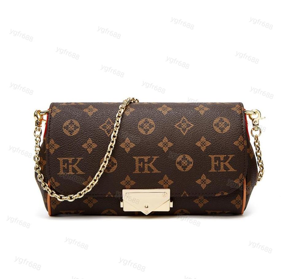 

Luxurys Designers Bags Women Shoulder Crossbody bag Hand Gold Chain Fashion Clutches FAVORITE Handbags Coin Purses lady wallet, White grid