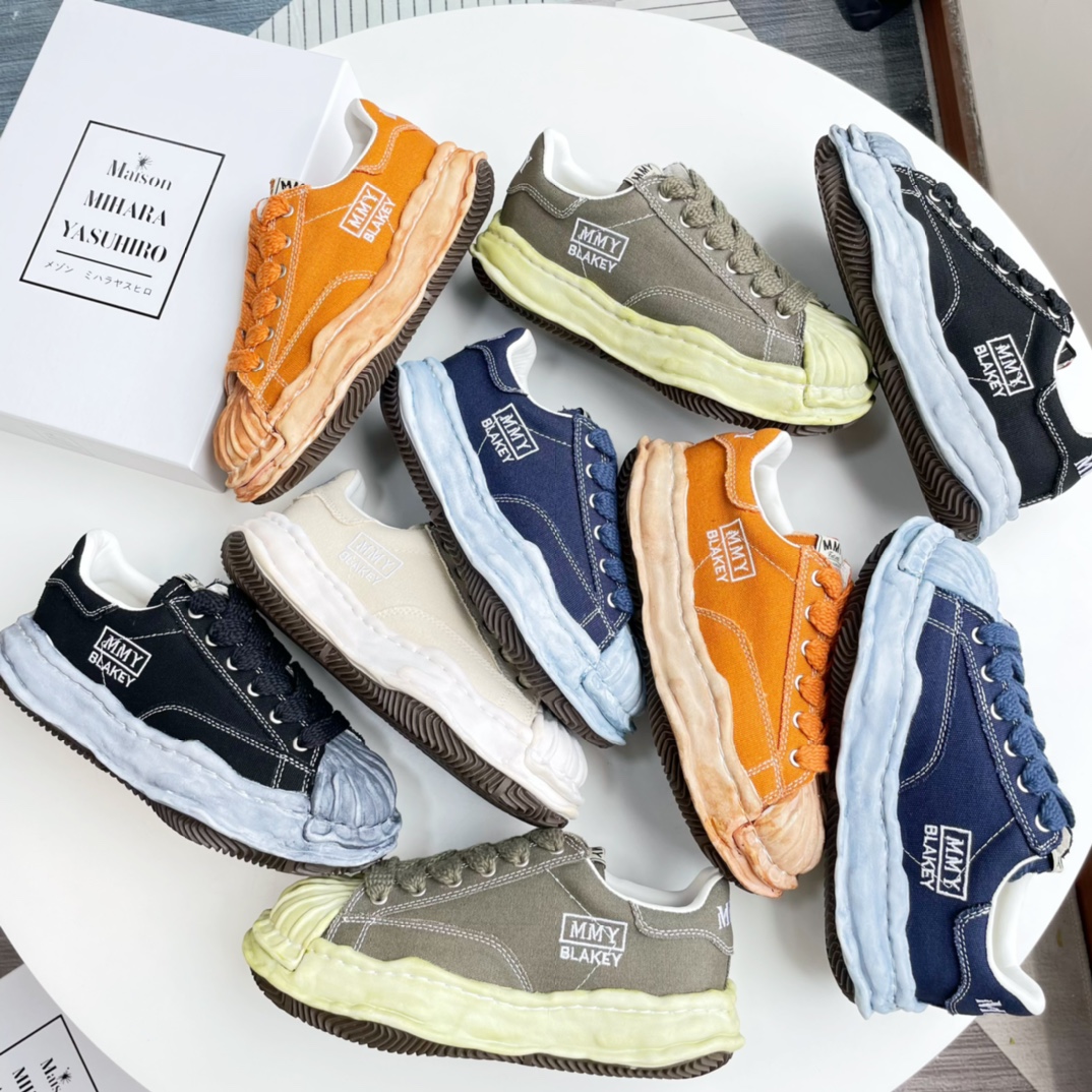 

2023 MMY Casual Shoes Maison Mihara Yasuhiro Original Sole Cut Canvas Sneaker Low All Star 0827445698 36-44, Colour# 10