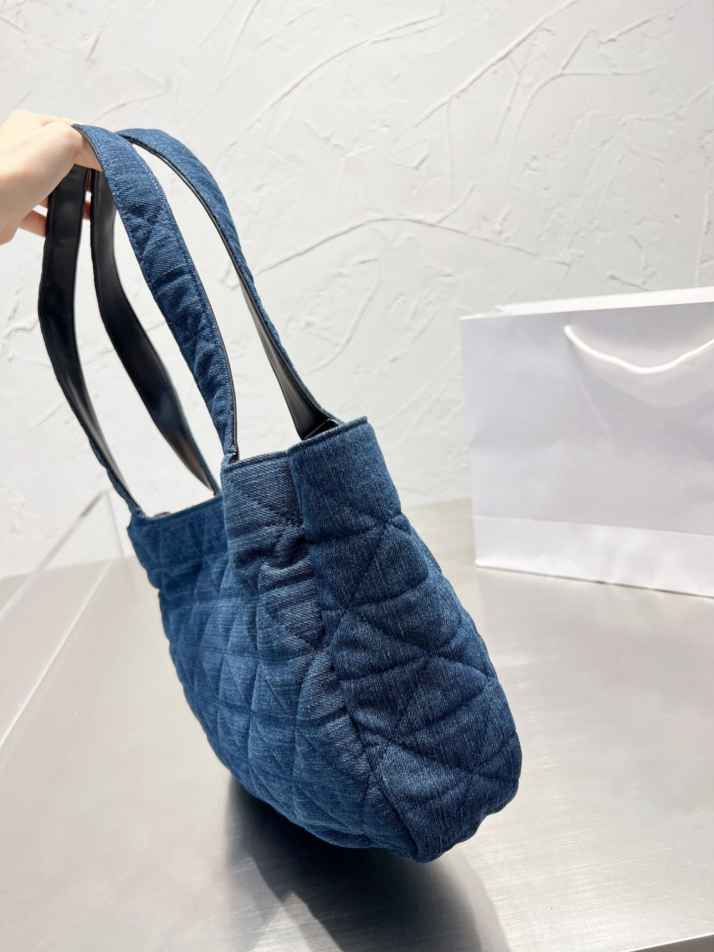 

5A Designer ToteFashion Bag Soft Leather Pocket with handle women designer handbag messenger purse, #1