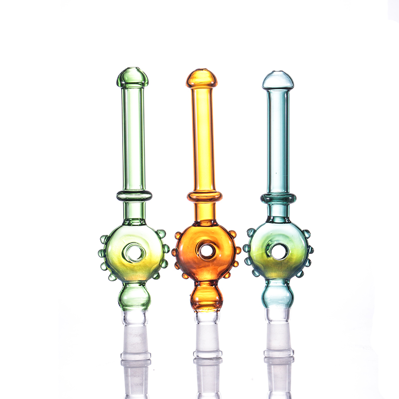 

Smoking Pipes Dab Straw Nector Collector Kits With 100% 10mm Titanium Tips 10mm Clips hookahs Dabber Tool Food Grade Straws Silicon Collectors Pipe