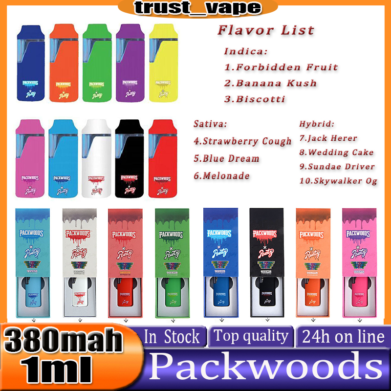 

Sample Packwoods X Runtz Packwood Disposable vape pens 1ml pod 380mAh Rechargeable Battery Empty Vapes kit
