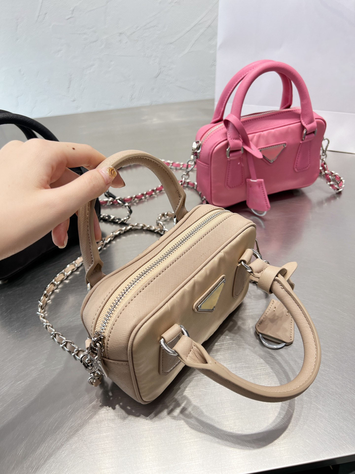 

Autumn Winter Plush Tote Bag Designer Women Handbags Faux Fur Shoulder Crossbody Fashion Small Shopper Purses The Totes, #1