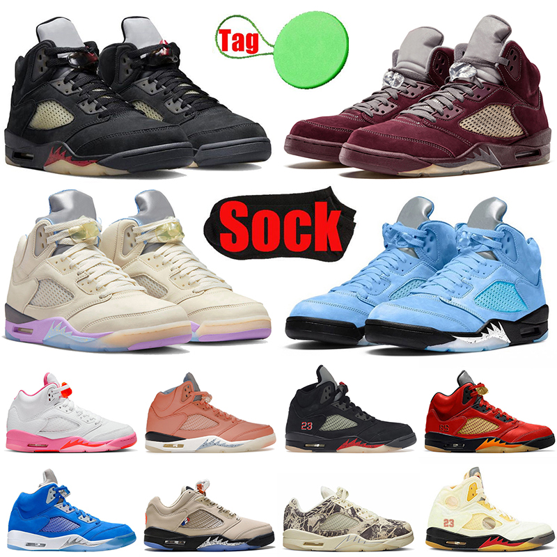 

Jorden 5s Men Basketball Shoes Retro Racer Blue Concord Stealth 2.0 Oreo DJ Khaled x We The Best Fire Raging Red Blue Bird Sail Offs Metallic White Jorda 5 Sports Sneakers, A13 raging bull 2021 40-47