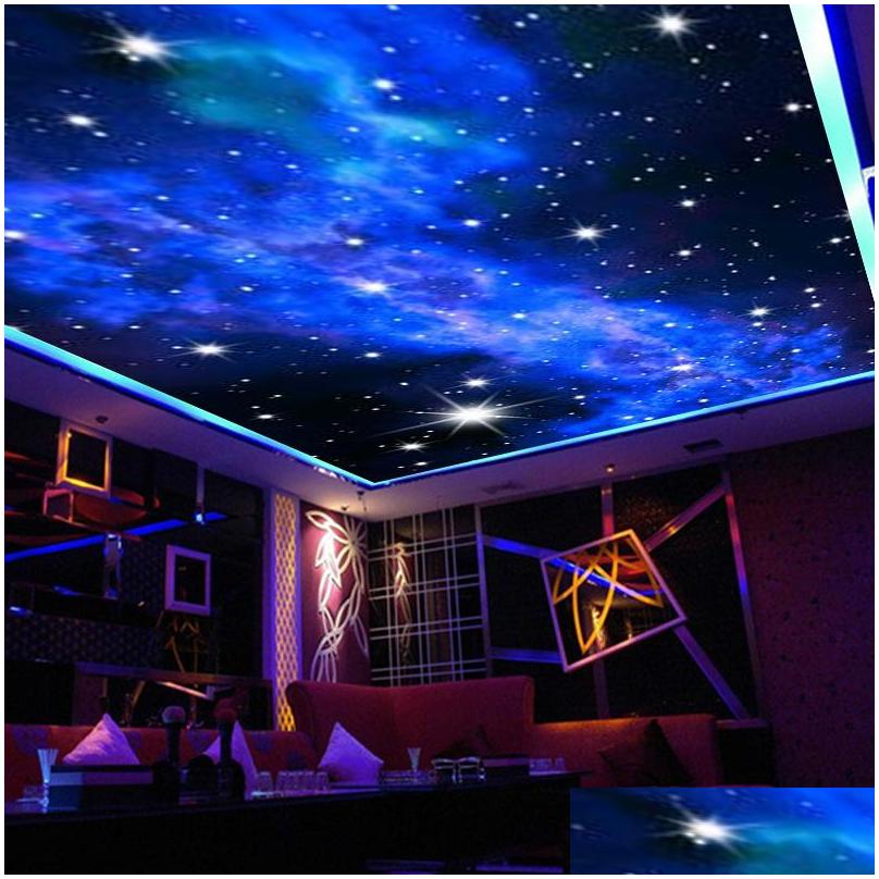 interior ceiling 3d milky way stars wall covering custom p o mural wallpaper living room bedroom sofa background
