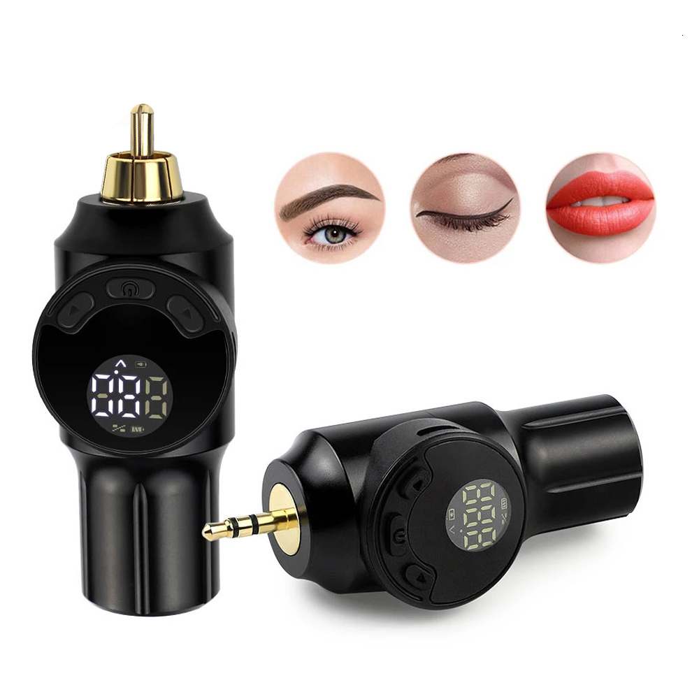 

Permanent Makeup Power Recharge Wireless Tattoo Supply RCA Mini Machine Battery for Pen 1500mAH 230111