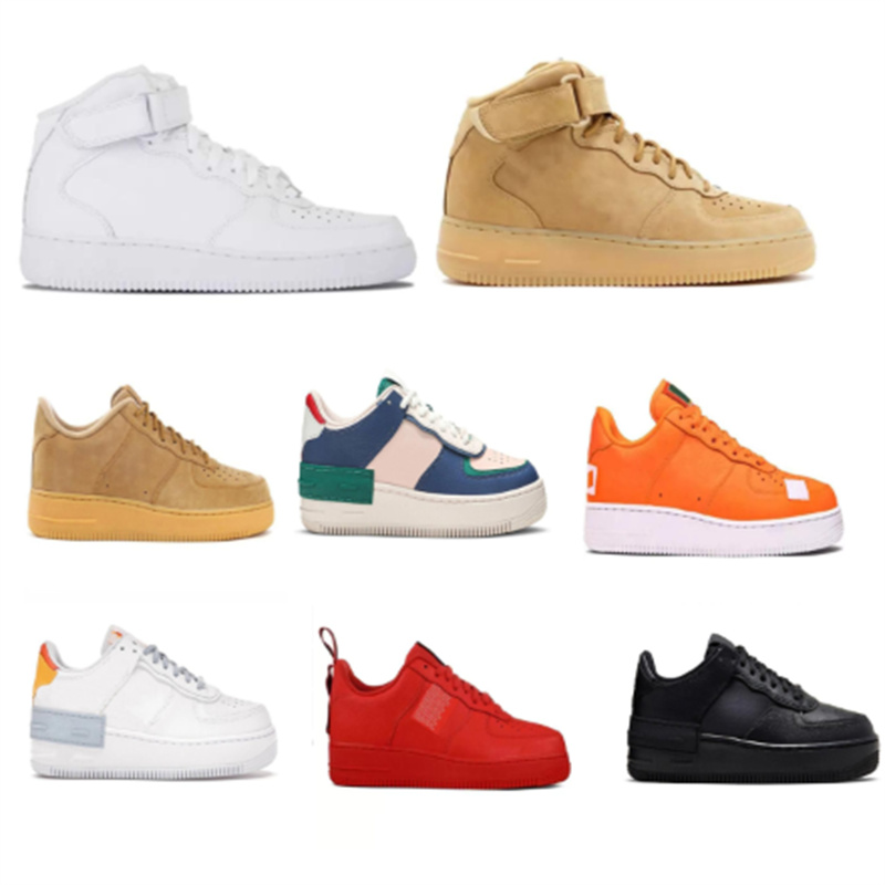 

2022 shoes Unisex casual Shoes Designer Trainers Outdoor Sneakers Classic Forces Brand Black Triple White 1 Mens Men Women casual shoes Eur 36-45, 17