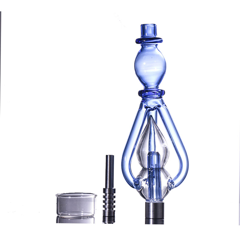 

Smoking Pipes nector collector and steel nail mini Hookah Recyable Dab Rigs nozzle Smoking water pipe glass Pipes