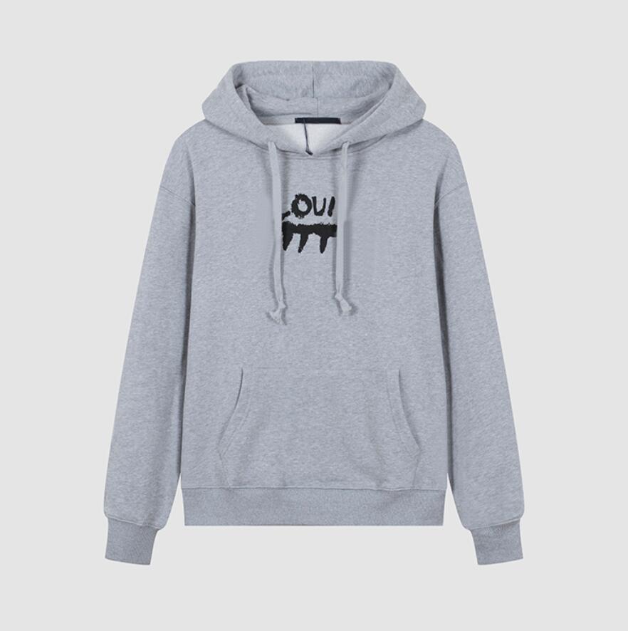 

Spring Designer Hoodies for Mens Women Hoody Pullover Sweatshirts with Letters Casual Long Sleeve Letters Print Jumper Men Tops Clothing, Gray