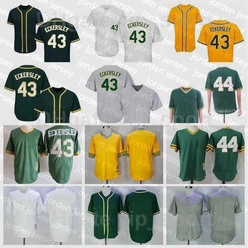 

CUSTOM Baseball Jerseys NEW College Baseball Wears 1974 1981 Retire 44 Reggie Jackson Jersey Retro Baseball 43 Dennis Eckersley 14 Vida Blue, White