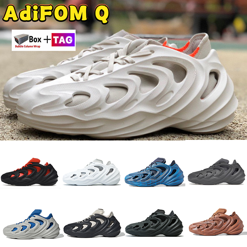 

Designer adiFOM Q Sandals Slippers beach slides men women shoes summer sandal Off White Black carbon Core Black Impact Orange Cosmic Way Runners Neptune Slipper, 03-wonder white core black
