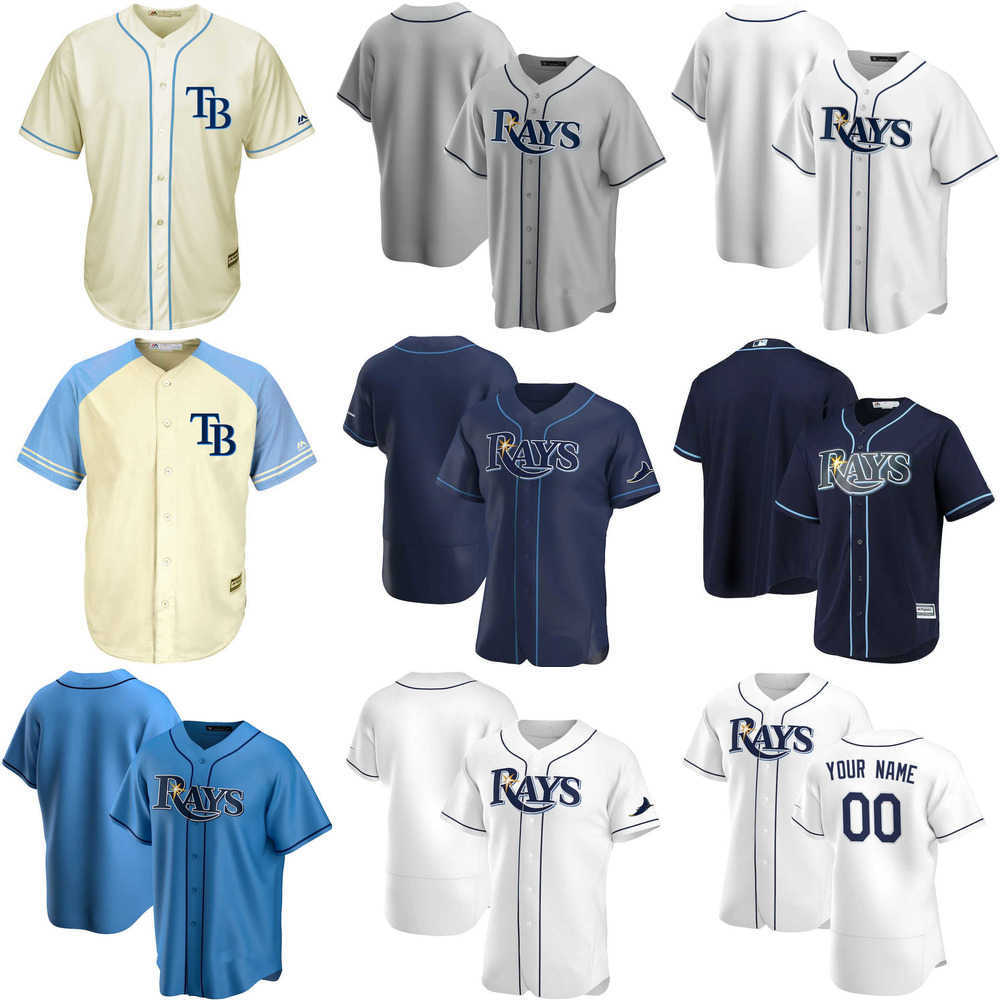

Custom Jersey''Tampa''Bay''Rays''Mens women Youth 56 Randy Arozarena 43 Mike Brosseau 63 Diego Castillo 68 Jalen Beeks Baseball Jerseys, Color
