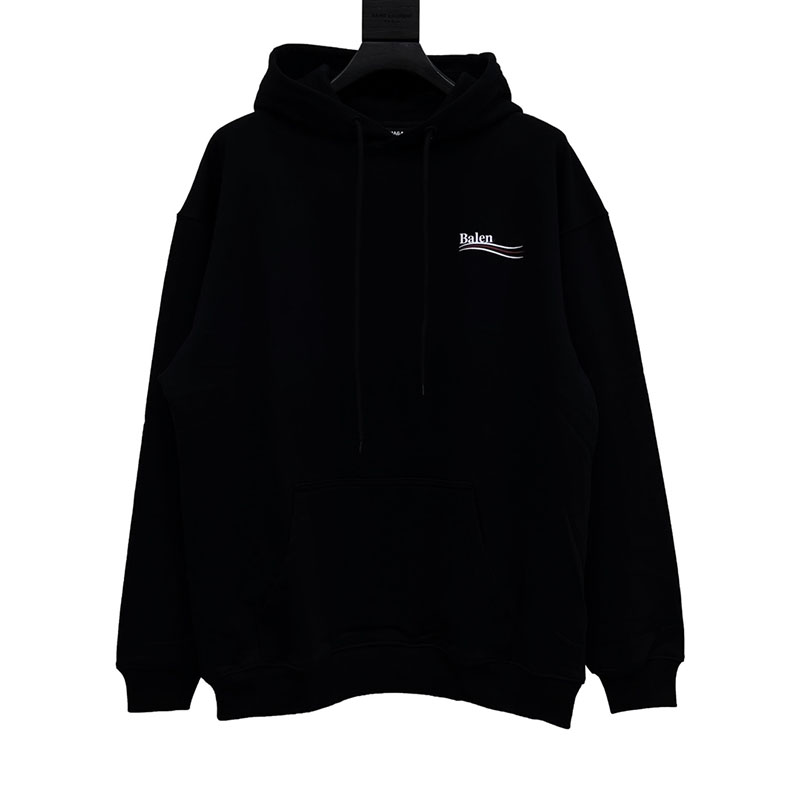 

Designer Men's Hoodies Wave Coke Letter Fashion Hoodie Cotton loose women's pullover sweatshirt, Black