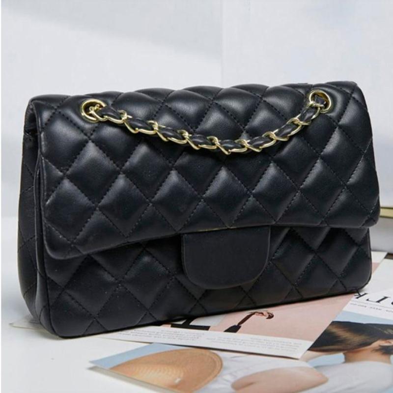 

Designer Handbag Shoulder Chain Bag Clutch Flap Totes Bags Wallet Check Velour Thread Purse Double Letters Solid Hasp Waist Square9581365, Sky blue