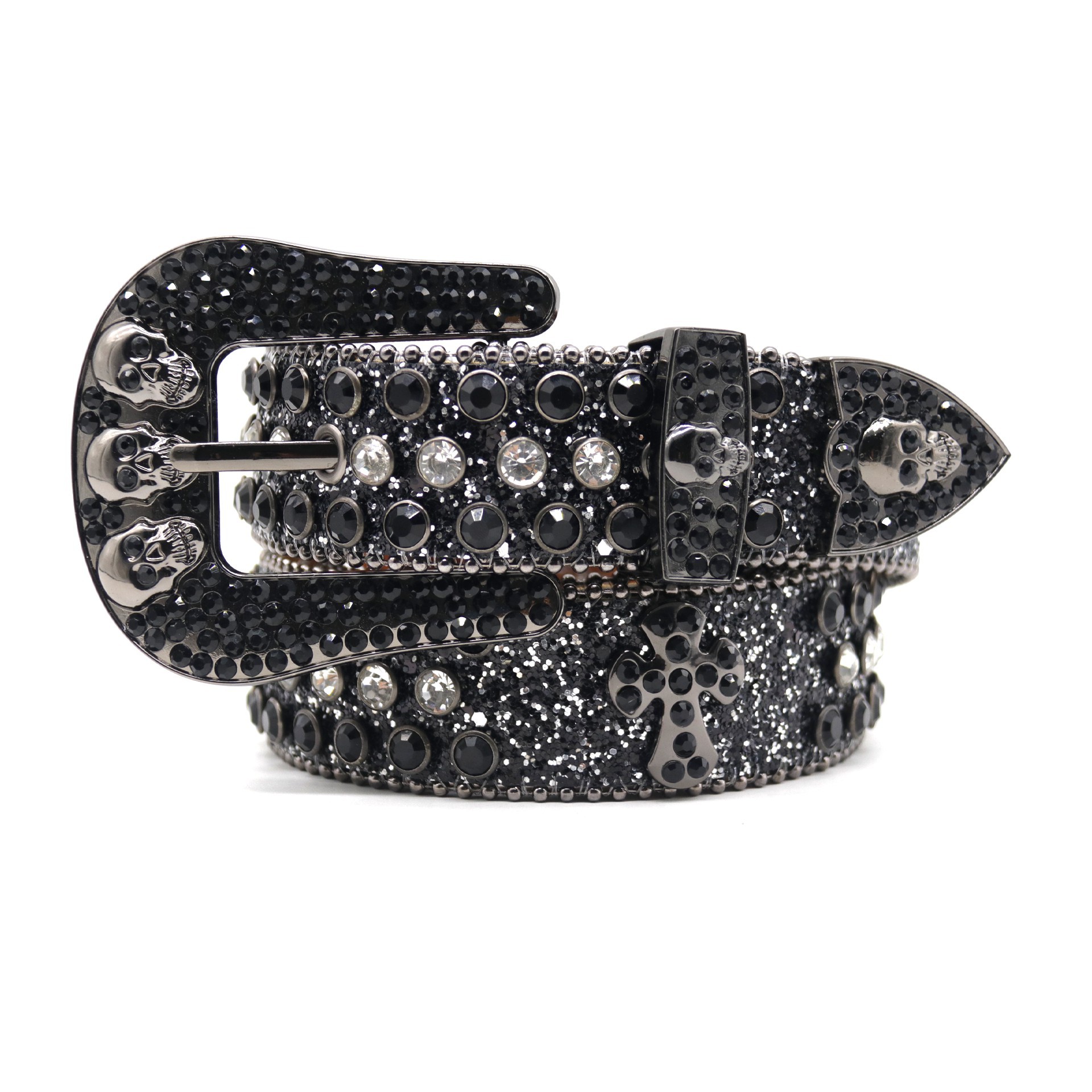 

2023 Designer bb belt simon belts for men women shiny diamond belt black on black blue white multicolour with bling rhinestones as gift, As pics