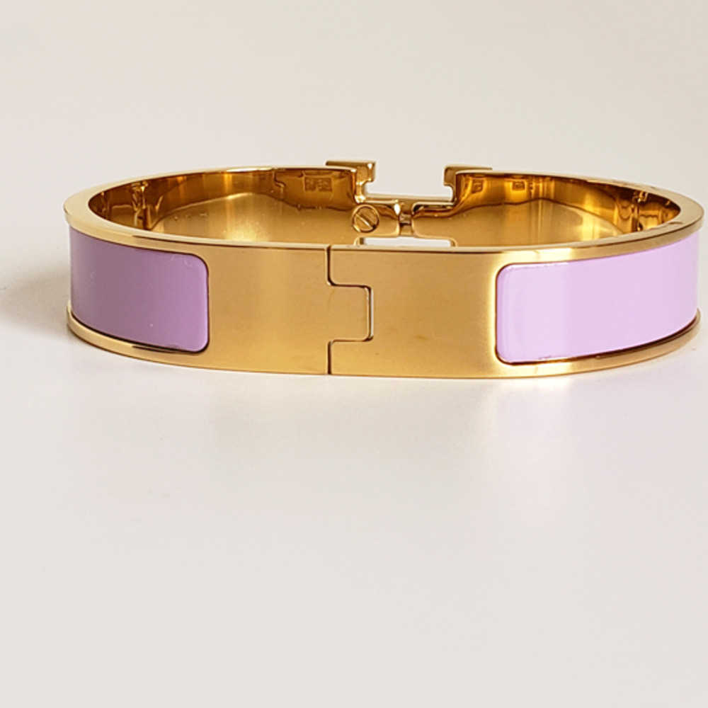 

Hermas Bracelet designer Bangle Designer Letter Luxury Brand Enamel Bracelets Men and Women Fashion Everyday Accessories Party Wedding Valentine's Day 8MMF
