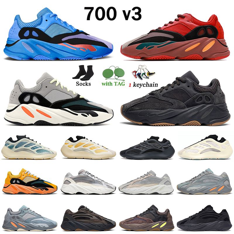 

700 Running Shoes Wave Runner Hi-Res Red Blue Fade Carbon V3 For Mens Women Cream loud White Solid Grey Mauve Vanta Azael Kyanite Sports Trainers Big Size 12 Sneakers, C43 alvah 36-45