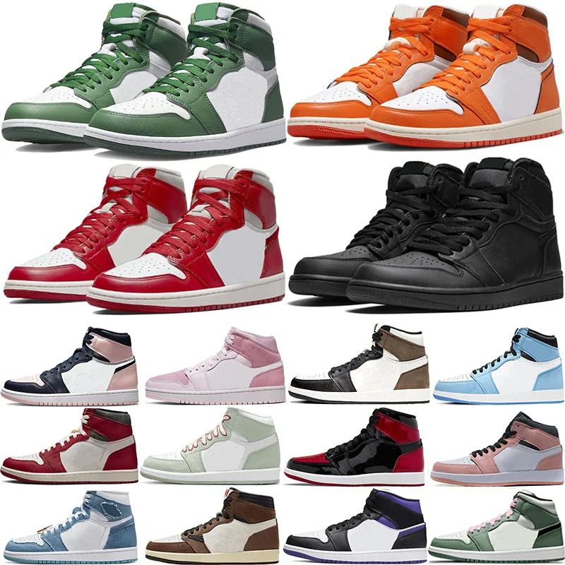 

Jumpman 1 Basketball shoes Men 1S University Blue Hyper Royal Patent Panda OG dark Mocha bred shadow Smoke Grey Women Sports Sneakers trainers Eur 36-46, 27