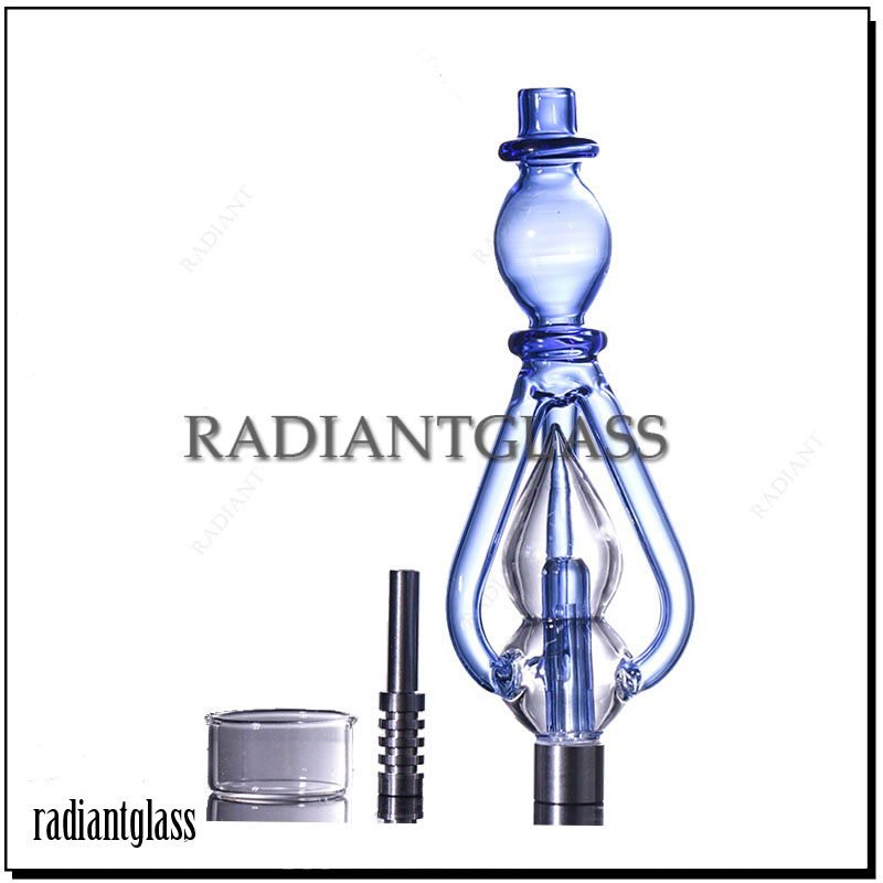 

Smoking Pipes nector collector and steel nail mini Hookah Recyable Dab Rigs nozzle Smoking water pipe glass Pipes