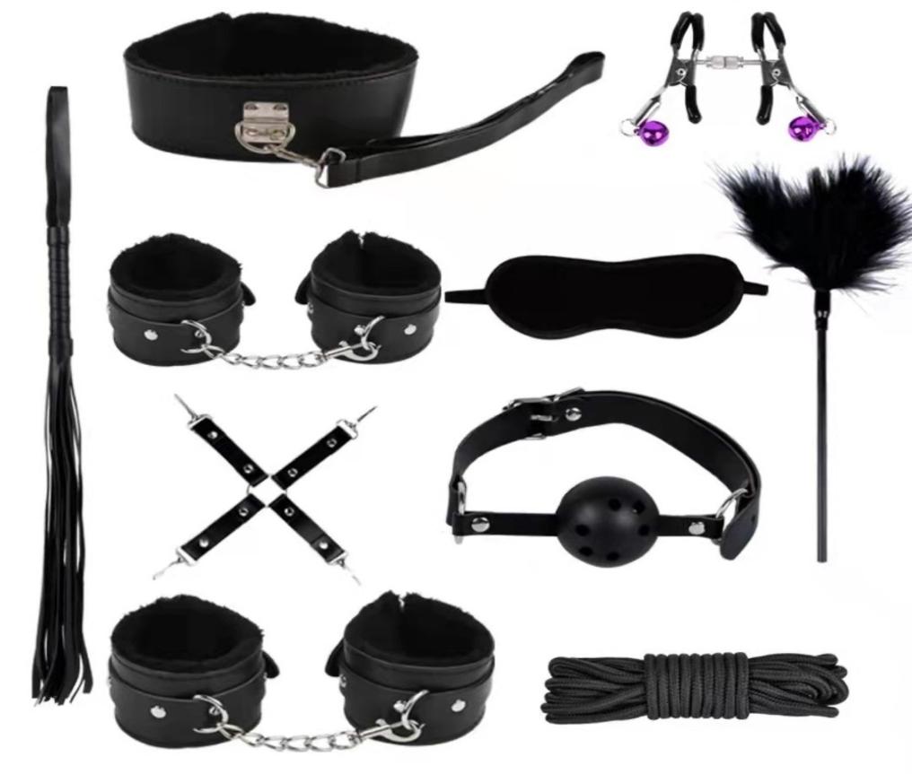 

Products Adult Fun Bound Leather Plush Ten Piece Set Sm Binding Women039s Handcuffs Mouth Ball HHHrain OOQQ