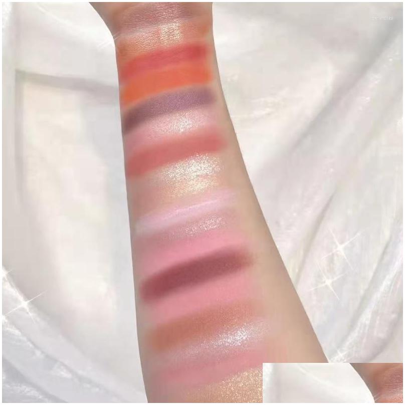 eye shadow 18 colors rose quartz eyeshadow palette matte glitter makeup long lasting waterproof shiny pigment