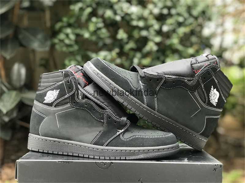 

New 1 High OG Black Phantom Shoes Travis Scotts Low SP TS Fragment Reverse Mocha Cactus Jack Men Women Sports Sneakers With