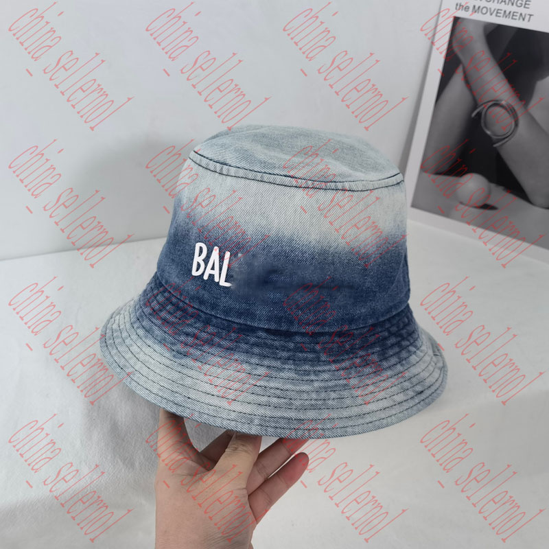 

Designer hat, fisherman hat, temperament, autumn and winter letters, fashion, shading, wide brim, large logo, denim fabric, retro, Grey