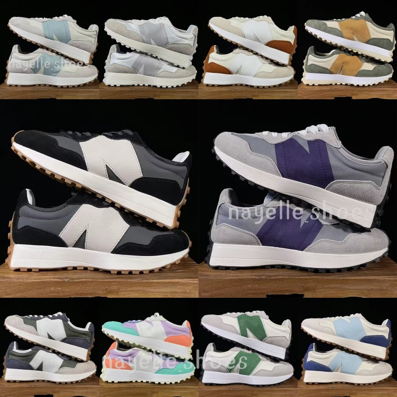 

New color 327 men's and women's shoes retro everything sports breathable heightening running shoes, 13