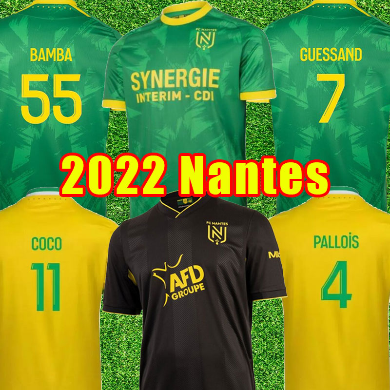 

22 23 FC Nantes soccer jerseyS home maillot de foot 2022 SIMON LOUZA A TOURE BLAS COCO COULIBALY football shirts top 2022 2023 away THIRD