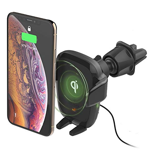 

iOttie Auto Sense Qi Charging Automatic Clamping CD Air Vent Combo Phone Mount mobile holder, Black