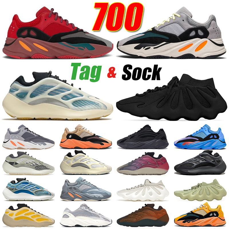 

700 Running Shoes Hi Res Red Blue Solid Grey Static Cream V3 Azael Faded Azure Mauve MNVN OG Vanta Magnet Fade Carbon designer big size 12 sneakers mens women trainers, A1 40-45