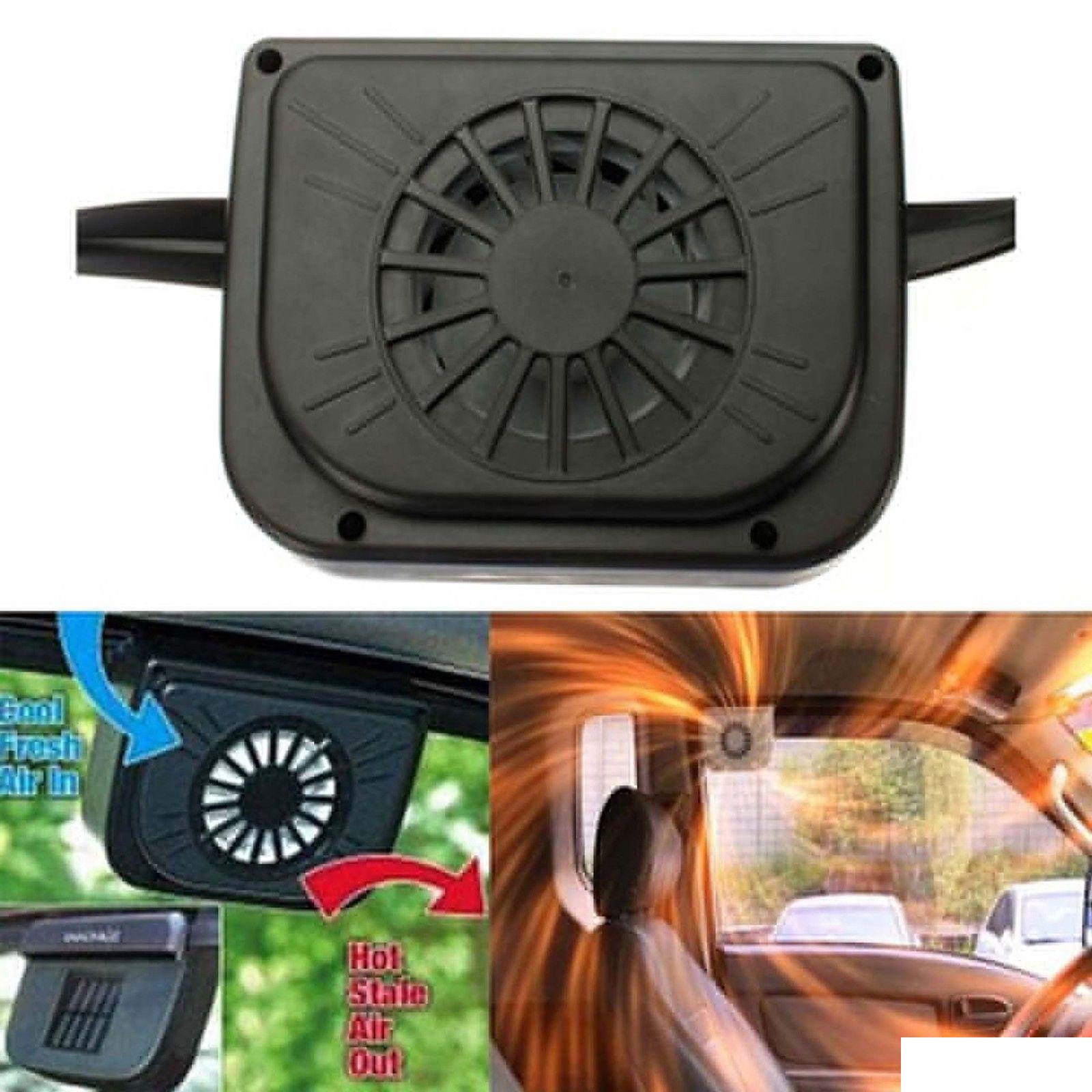 

Car Heating Fans New Solar Powered Window Windshield Air Vent Cooling Fan Cooler Radiator Conditioner Ventilation Gills Drop Deliv Dhniv