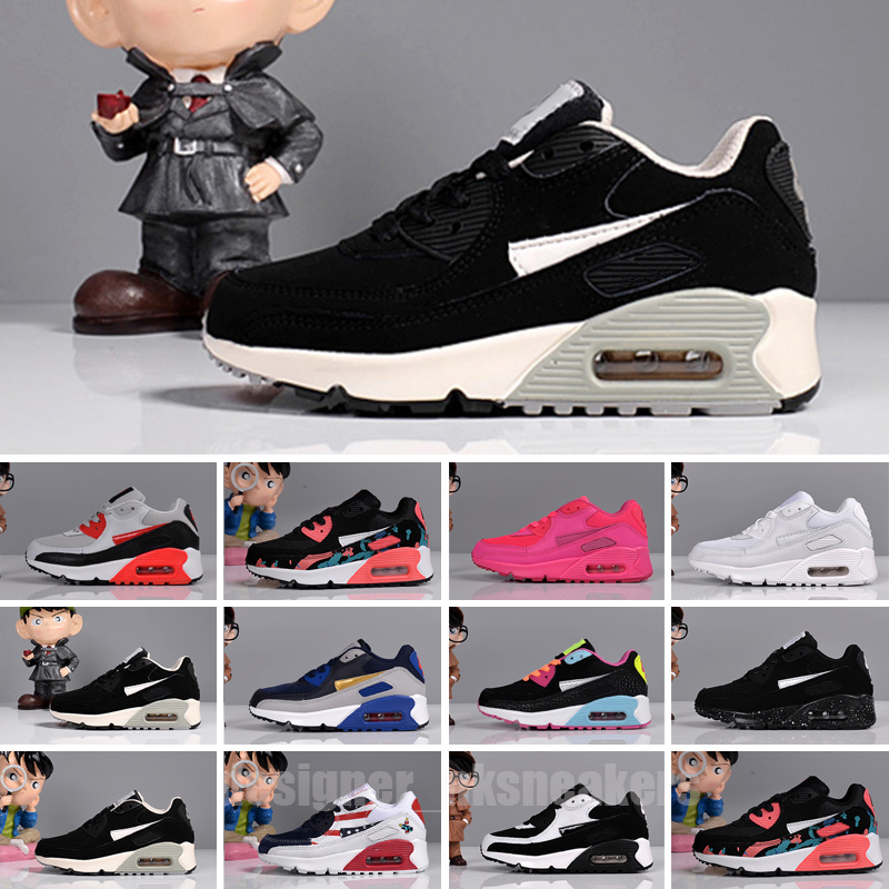 

Kids 90 Designer Brand Kids Shoes Baby Toddler Classic Children Boy and Gril Sport Sneakers Outdoor Sports 2023, Color 9