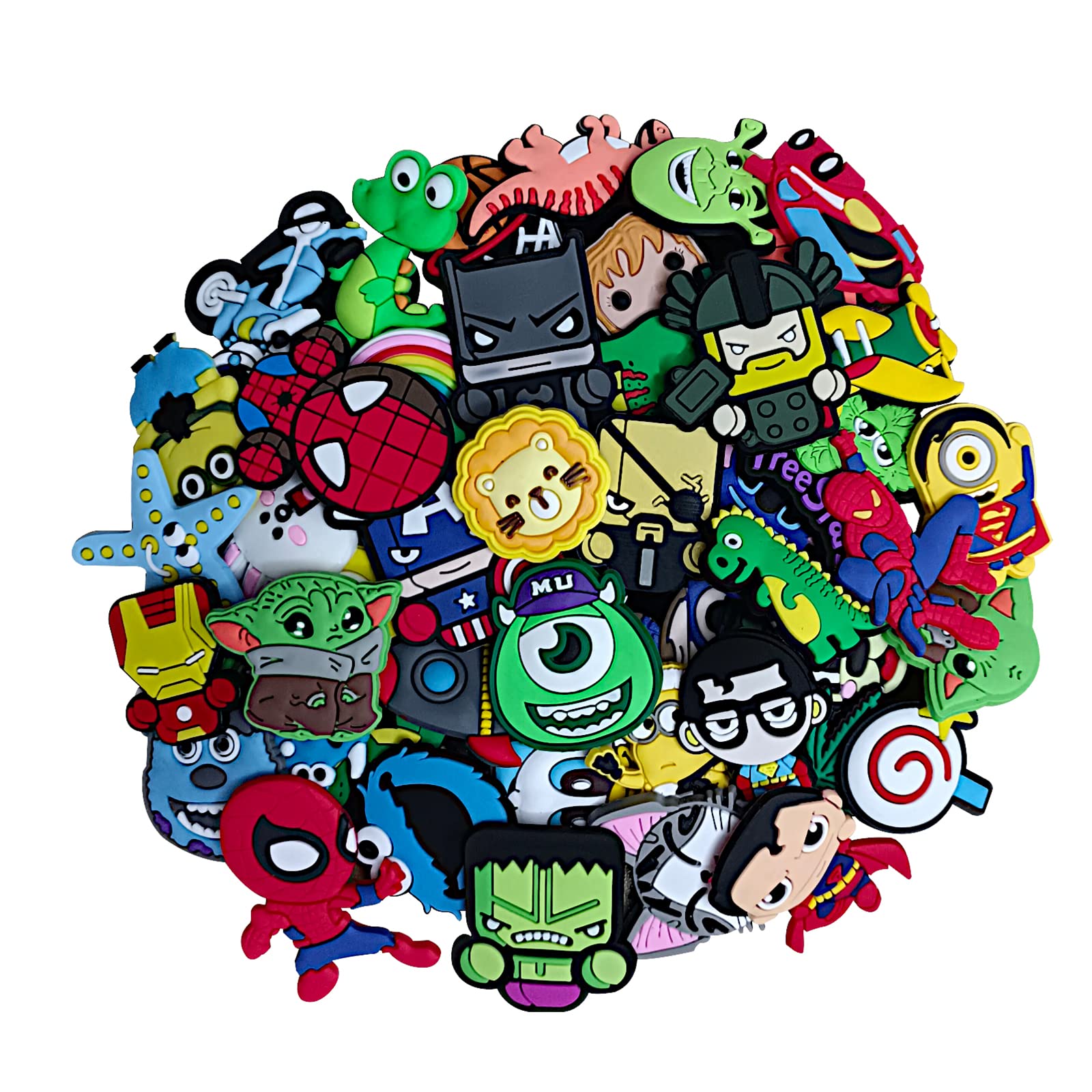 

Shoe Parts Accessories Different Shape Of Pvc Cartoon Charms For Croc And Bracelet Wristband Drop Delivery Oto7D