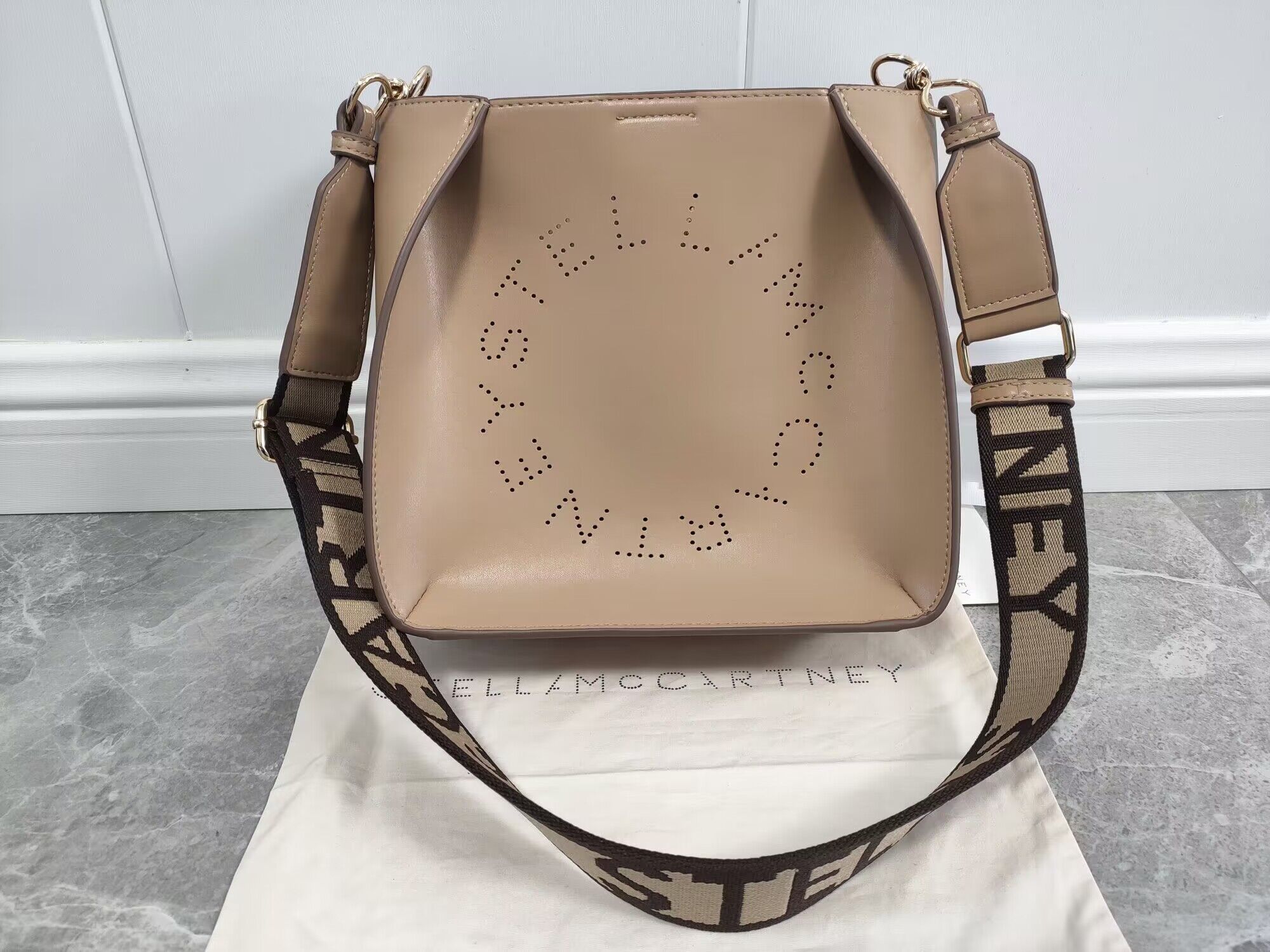 

2023 Designer Stella McCartney Ladies Shoulder Bag Genuine Leather Shopping Bags Two sizes handbags