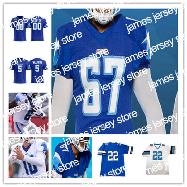 

Football Jerseys 2022 USFL Breakers Football Jersey Kyle Sloter Zach Smith Ellis Anthony Jones T.J. Logan Johnnie Dixon Sal Cannella Jonathan Adams Taywan, Man white