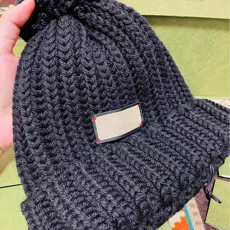 

Winter knitted hat pure men's and women's autumn casual black hat High quality 2022hatwinter beaniecap Designer