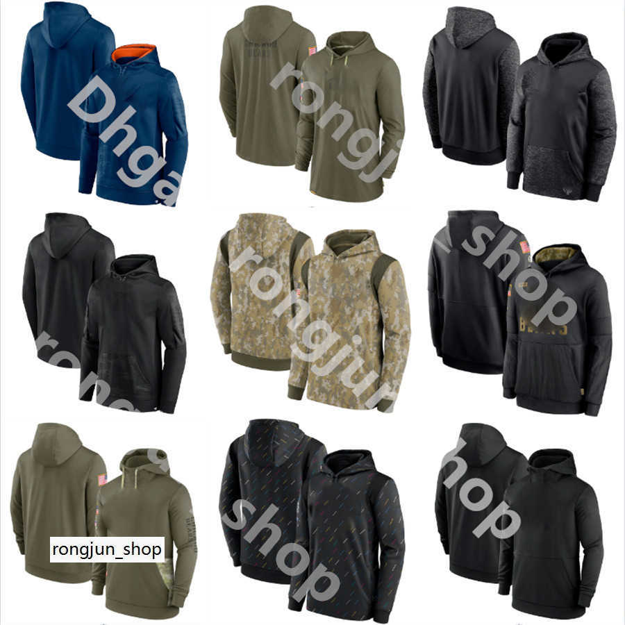 

Jersey Chicago''Bears''Football 2022 Salute to Service Therma Performance Pullover Hoodie Men''Nfl''Shirt Sweatshirt Size S-4XL, Color