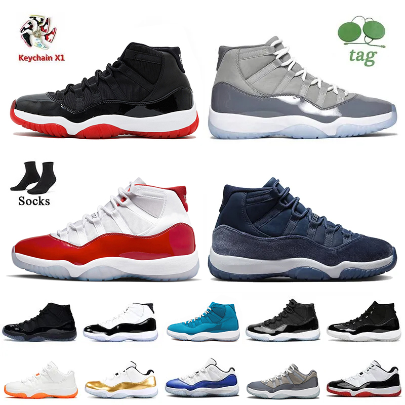 

Cherry 11s Basketball Shoes Jumpman Retro 11 Bred Midnight Navy Cool Grey Low Cement Pure Violet Concord Cap and Gown Miamis Dolphins Sneakers Women Mens Trainers, D47 low navy gum 40-47