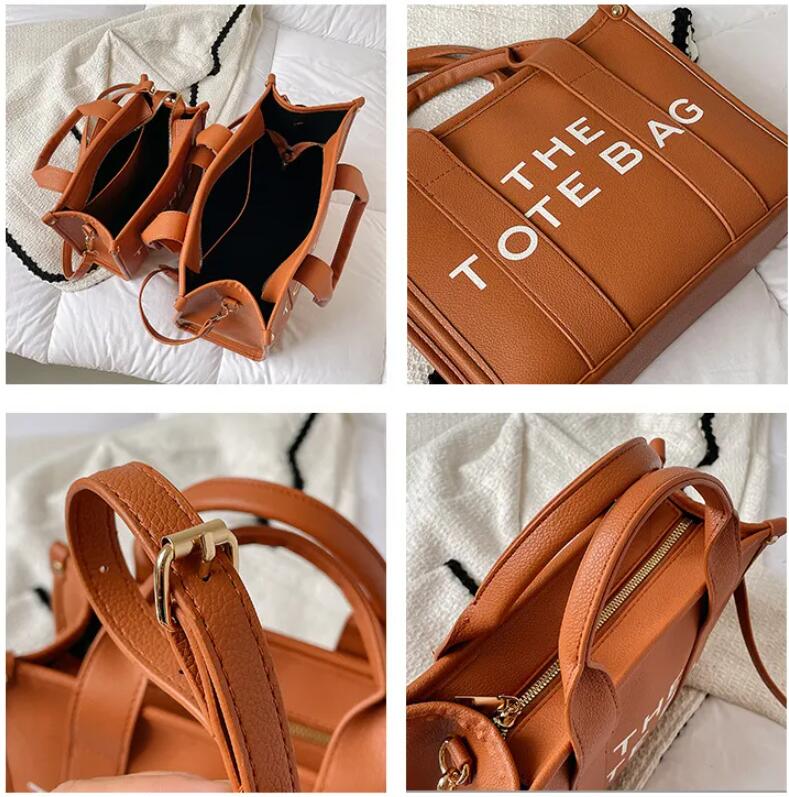 

The tote bag womens lady designer wallets coin purse practical handbag Large Famous capacity plain shoulder handbags, Red