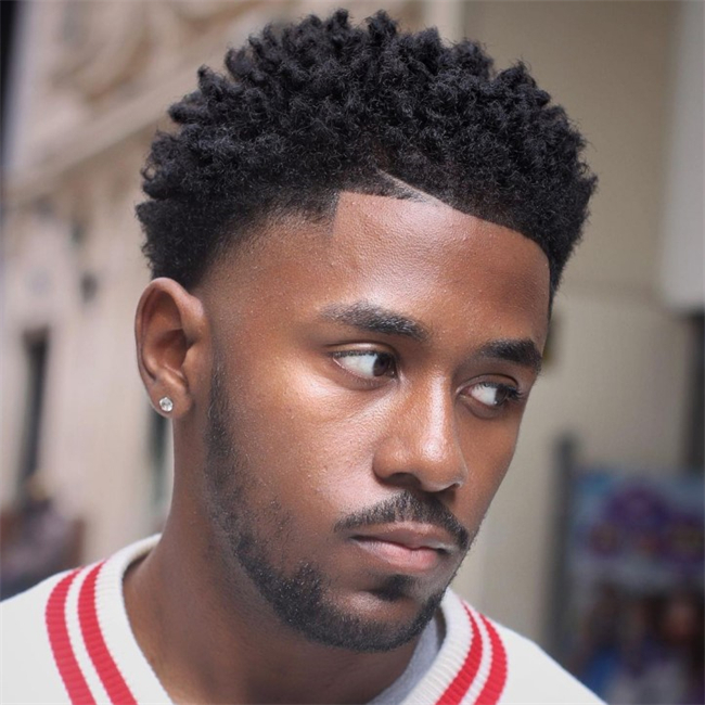 

Brazilian Virgin Human Hair Piece 4mm Afro Kinky Curl Male Wig 8x10 Full Lace Toupee for Men, Clear