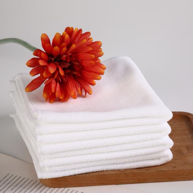

Custom Disposable Hand Towel Soft and Absorbent Dinner Napkin Microfiber Decorative Paper Guest Towels for Kitchen Bathroom Weddings Parties 12x12 Inches, White