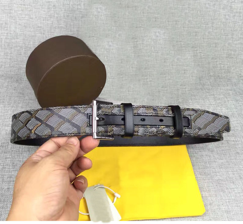 

Bag Parts Accessories goya Belts Designer Fashion Black High quality cowhide Men Women gift FREGATE FLORIDA A1
