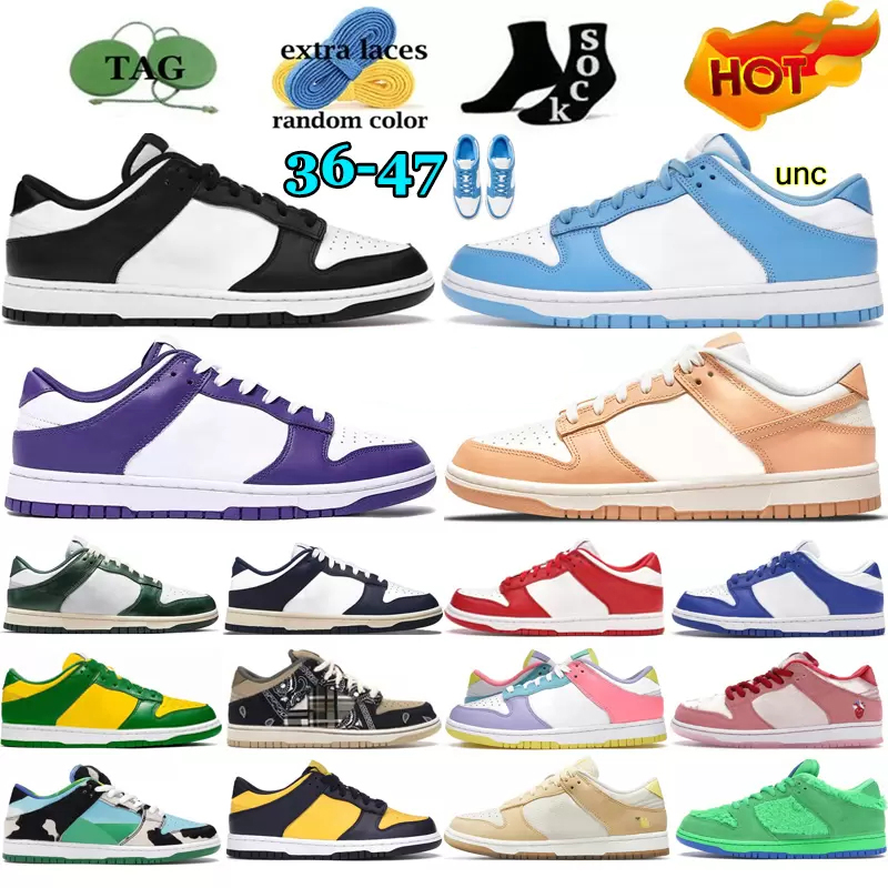 

panda men women shoes sneaker panda Grey Fog UNC Vintage Green Laser Orange Syracuse Mummy Chlorophyll Cherry Candy mens flat trainers casual, #32 pack shadow