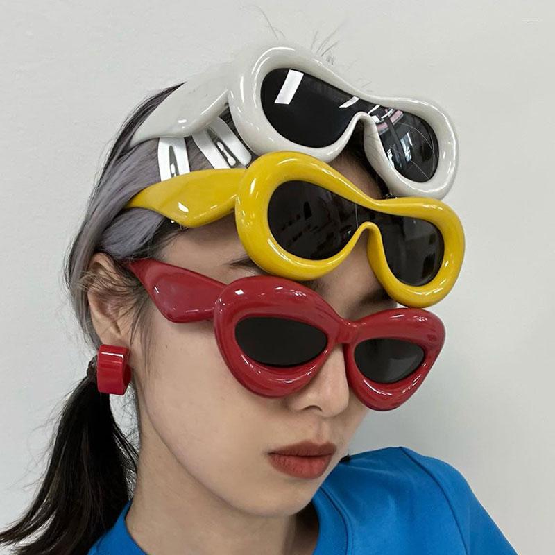 

Sunglasses Retro Oval For Men Women Fashion Brand Design Shades Eyewear Street Shooting Glasses Unisex UV400 Candy Color Goggle