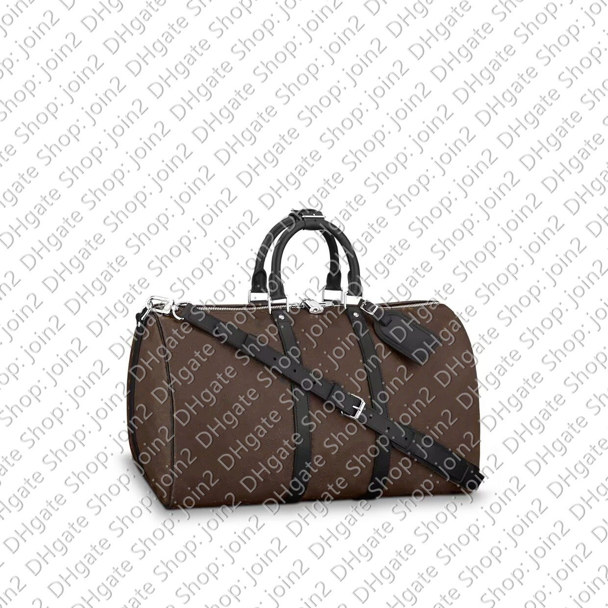 

TOP. M56714 KEEP 55 50 45 Travel Bag Duffle Designer Duffel Handbags Crossbody Purses Totes Satchels Wallets, Brown with flowers