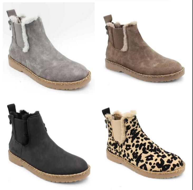 

2022 new fashion Large Size Plush Short Martin Boots Plush Thickened Snow Boots Women's Fashion Casual Leopard Cotton Boots top quality, Customize