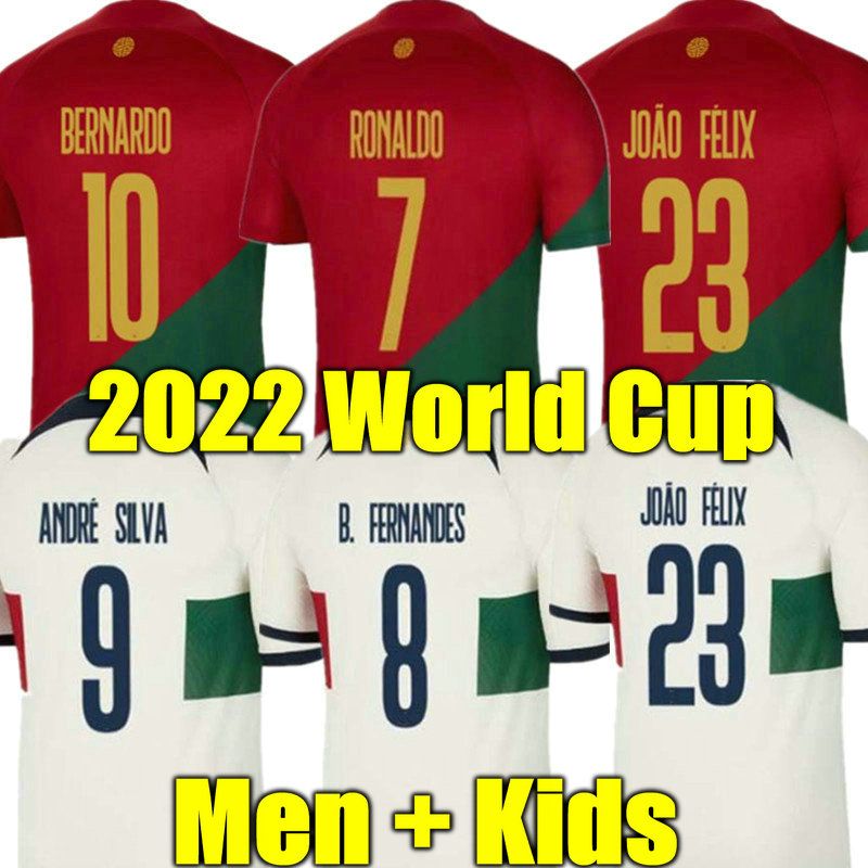 

JOAO FELIX 22 23 Portuguesa soccer jerseys G.RAMOS RUBEN NEVES BRUNO FERNANDES Portugieser 2022 Portuguese football shirt Men Kids Woman kit R.SANCHEZ RONALDO