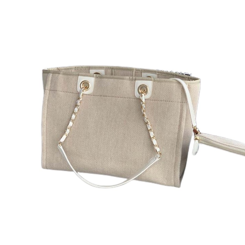 

AAAAA Women Totes Bags Genuine Handbags Pruses Shopping Bag serial number date code designer bags canvas beach bag Small fragrant wind Versatile and stylish, White1