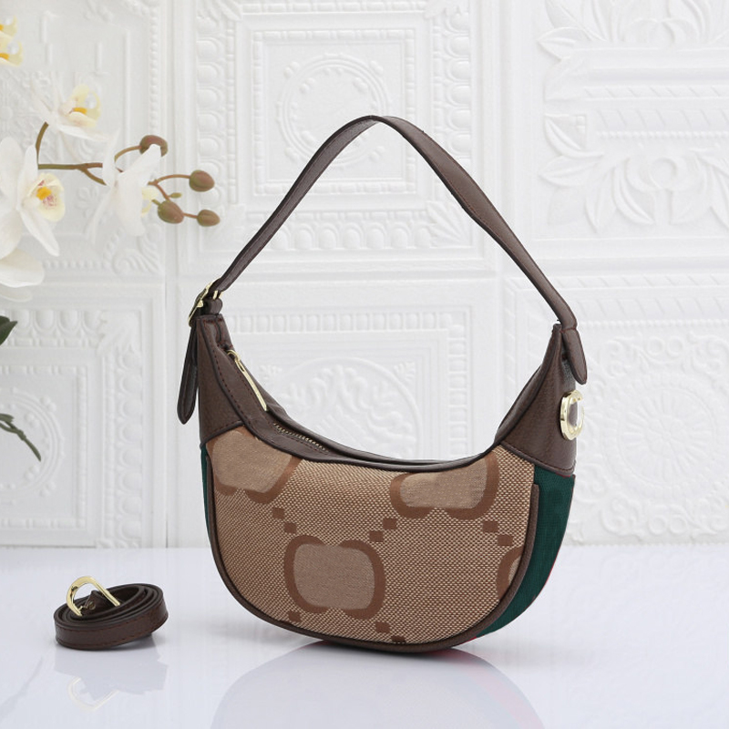 

23ss Women Half Moon Hobos Designer Letters Messenger Hobo Bags Womens Handbags G Cross Body Shoulder Bag New Designers D2301133F